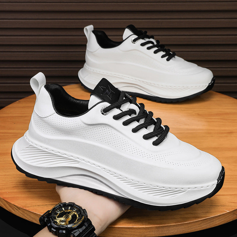 Men's Thick-soled Sports Shoes Casual Breathable Sneakers