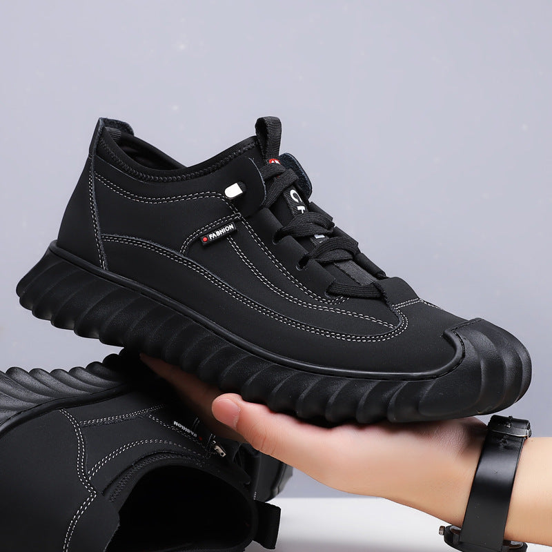 Fashion Soft Bottom Casual New Men's Sports Leather Shoes